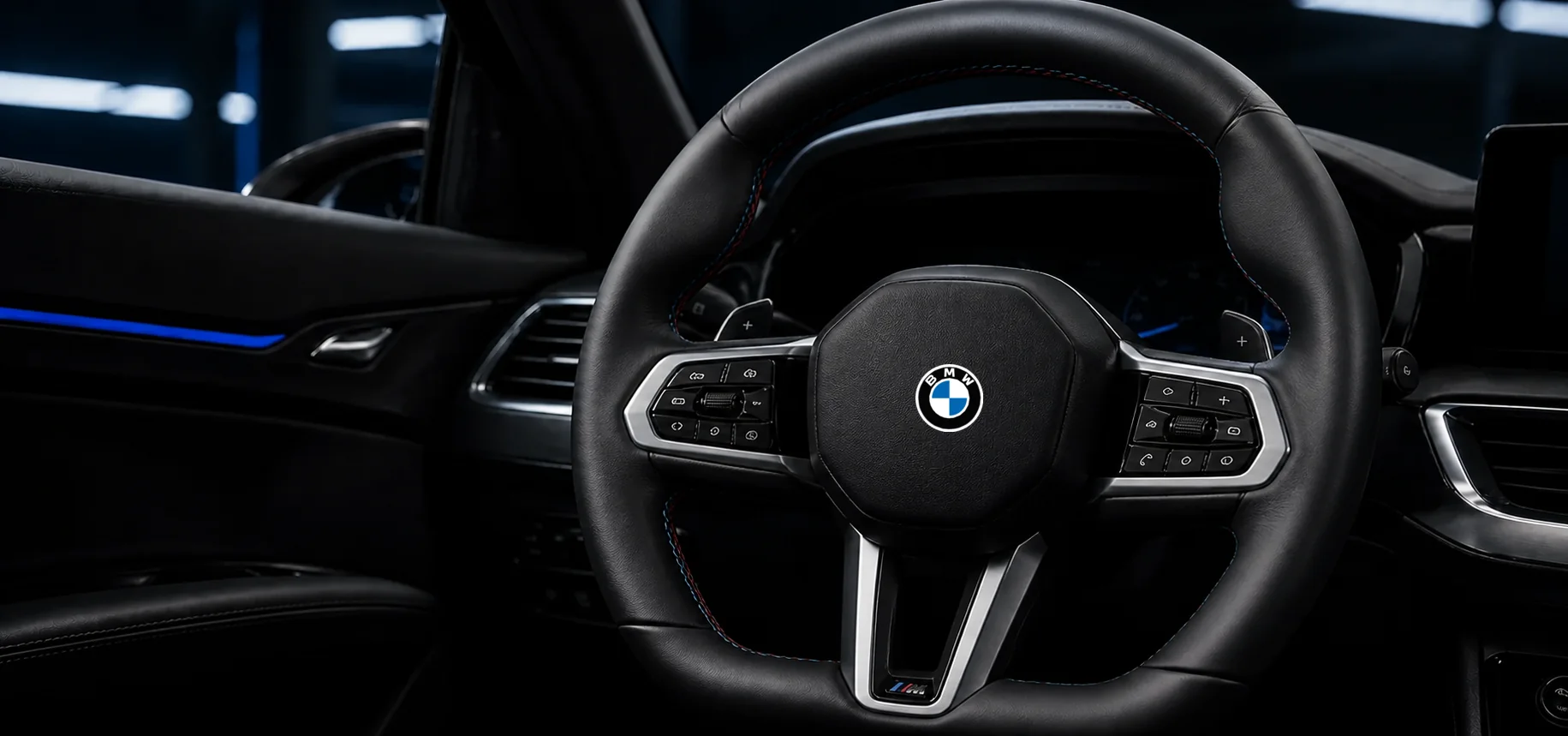 BMW-style steering wheel
